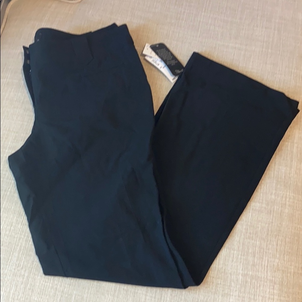 Flare black dress pants